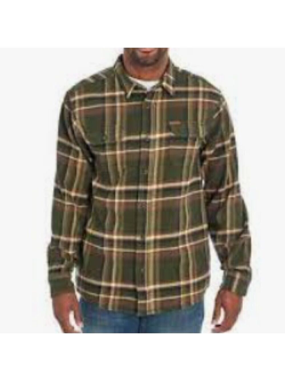 Orvis Men's Big Bear Heavyweight Double Brushed Flannel Button Down Shirt Size M - Picture 13 of 13